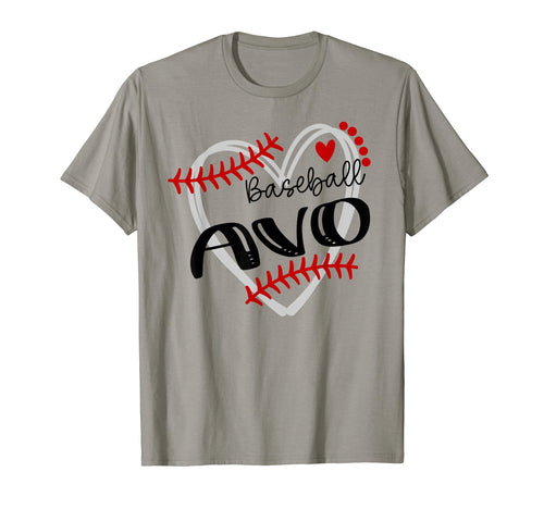 Personalized Baseball Heart Avo T-Shirt - Fun Novelty Design for Adults - T-Shirt, Sweatshirt, Hoodie
