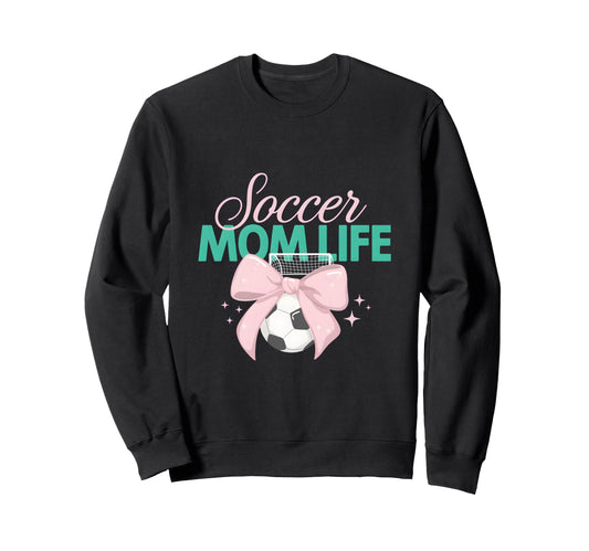Soccer Mom Life Match Day Sweatshirt - Casual Everyday Wear for Adults - T-Shirt, Sweatshirt, Hoodie