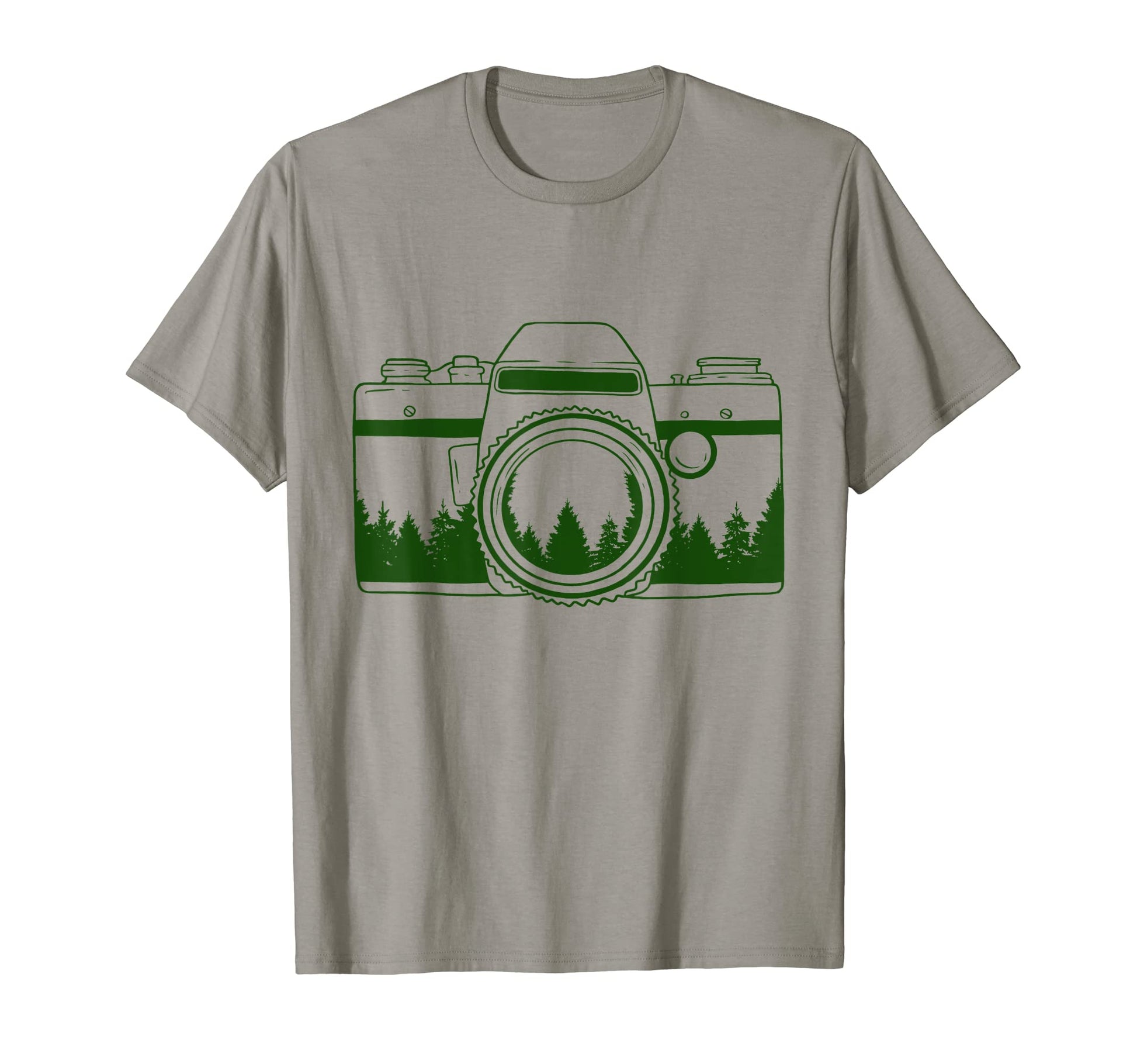 Photographer Camera Trees Nature T-Shirt - Fun Novelty Design Men Women - T-Shirt, Sweatshirt, Hoodie