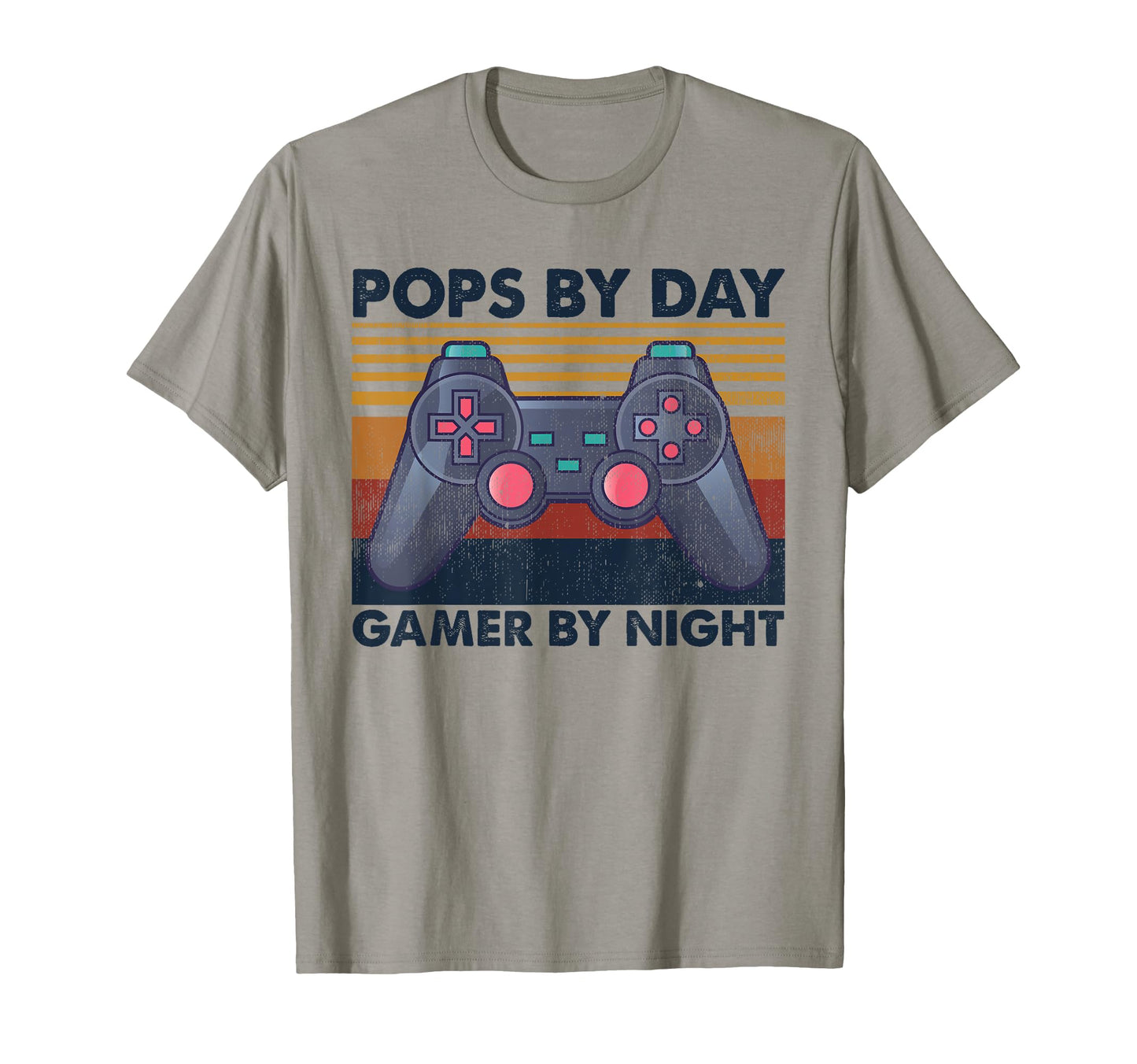 Pops Day Gamer Night Funny Gaming Dads T-Shirt - Trendy Graphic Men Women - T-Shirt, Sweatshirt, Hoodie