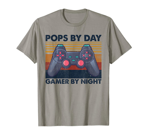 Pops Day Gamer Night Funny Gaming Dads T-Shirt - Trendy Graphic Men Women - T-Shirt, Sweatshirt, Hoodie