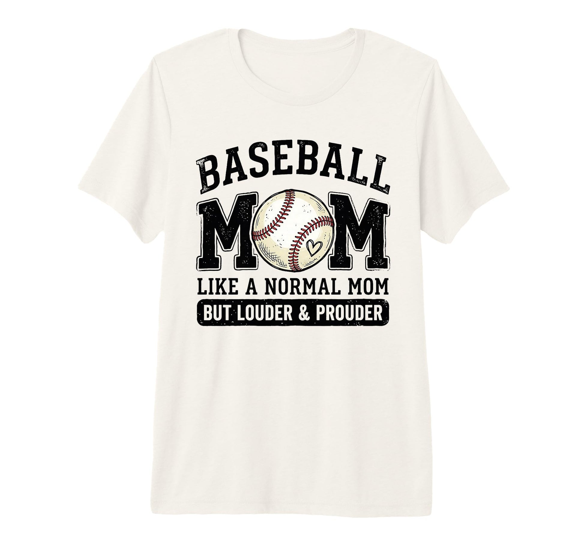 Baseball Mom Like Normal Mom But Louder T-Shirt - Graphic Print for Adults - T-Shirt, Sweatshirt, Hoodie