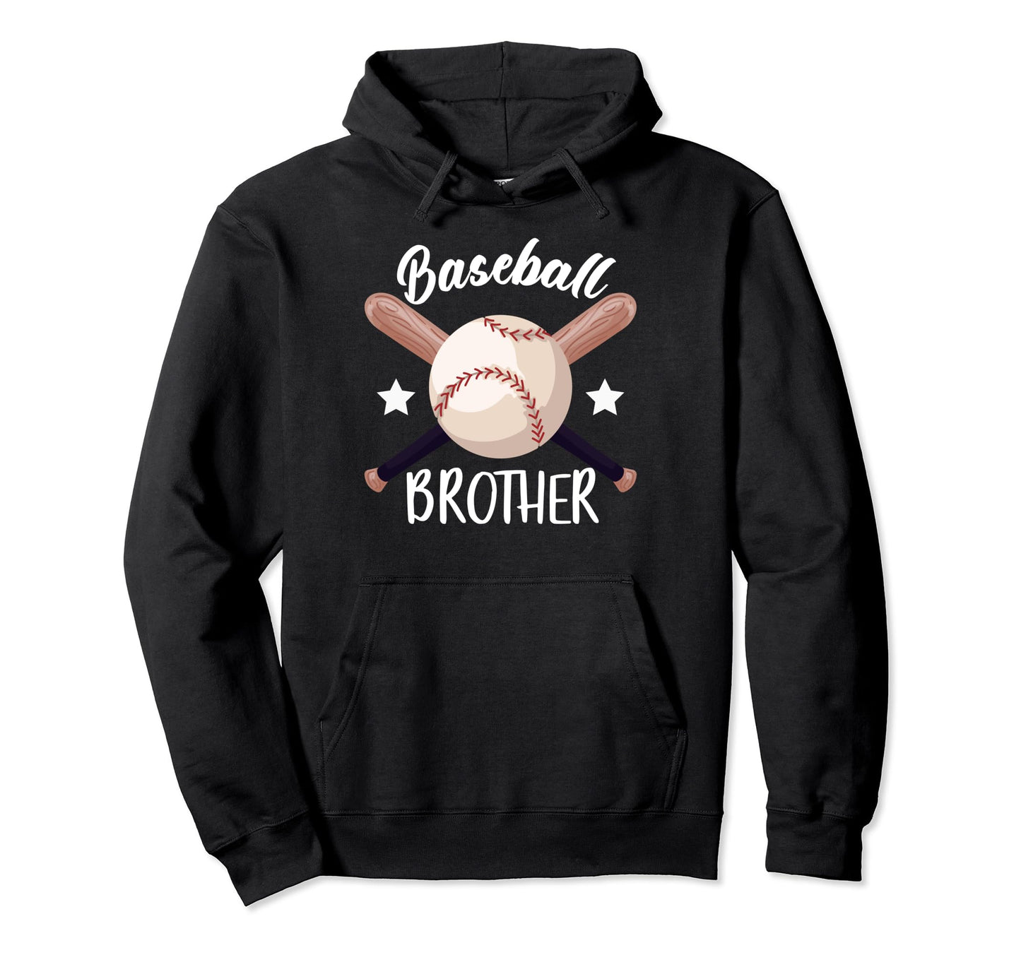 Baseball Brother Batter Sport Hoodie - Custom Art Print for Adults - T-Shirt, Sweatshirt, Hoodie
