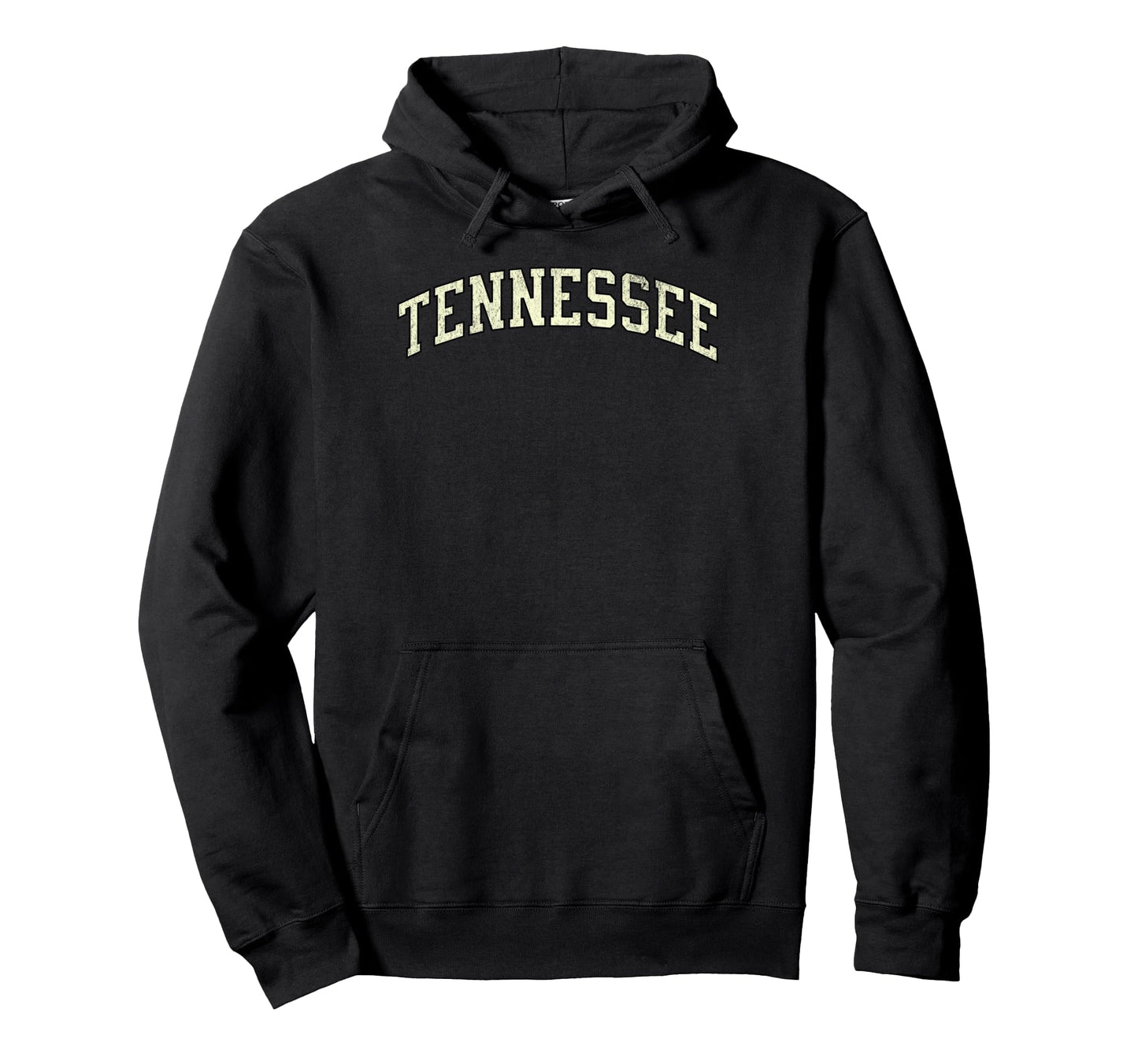 Tennessee Varsity Orange Distressed Hoodie - Casual Everyday Wear Unisex - T-Shirt, Sweatshirt, Hoodie