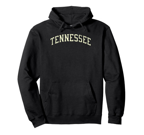 Tennessee Varsity Orange Distressed Hoodie - Casual Everyday Wear Unisex - T-Shirt, Sweatshirt, Hoodie