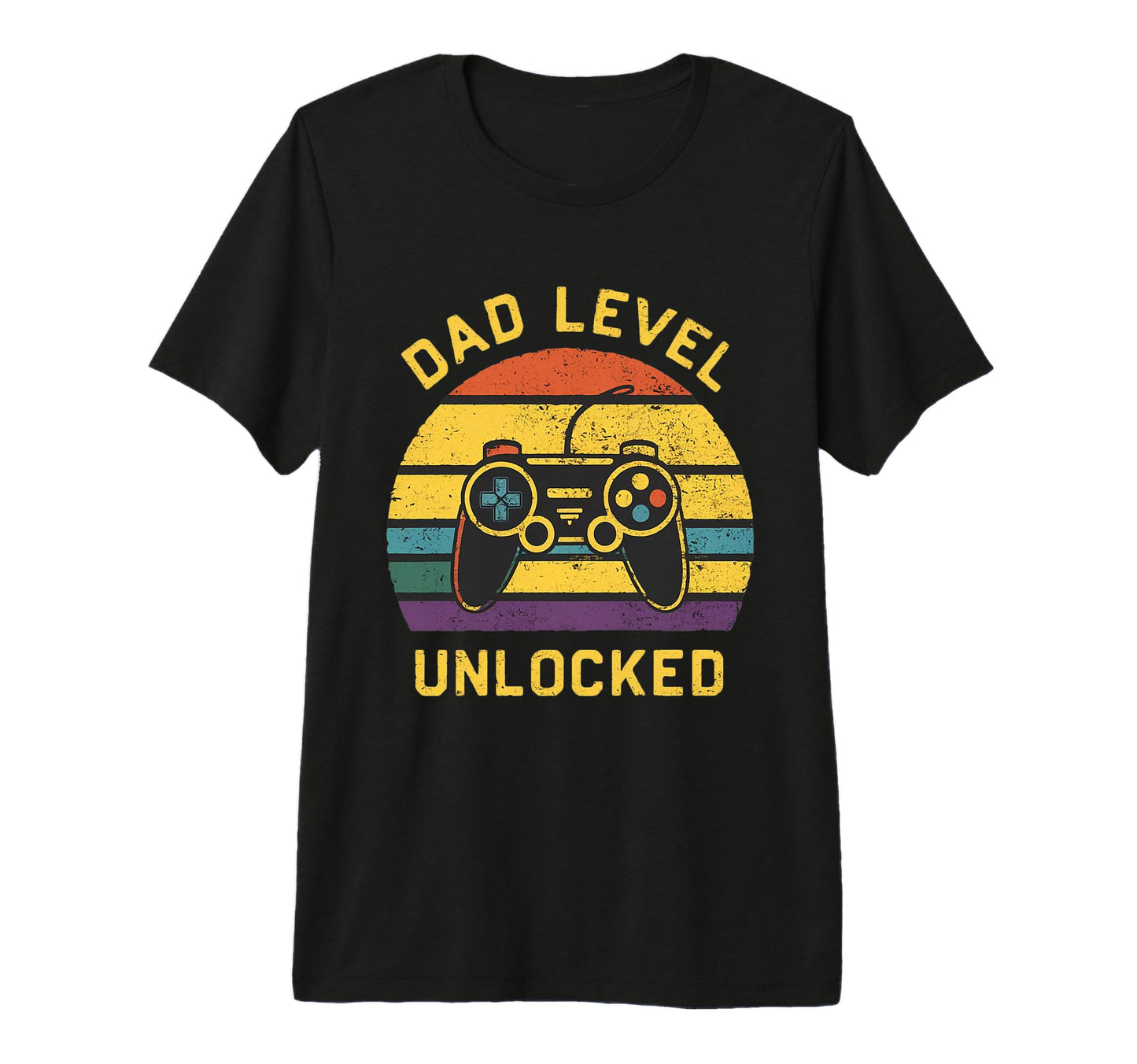 Dad Level Unlocked Funny New Dad Gifts T-Shirt - Unique Graphic Unisex - T-Shirt, Sweatshirt, Hoodie