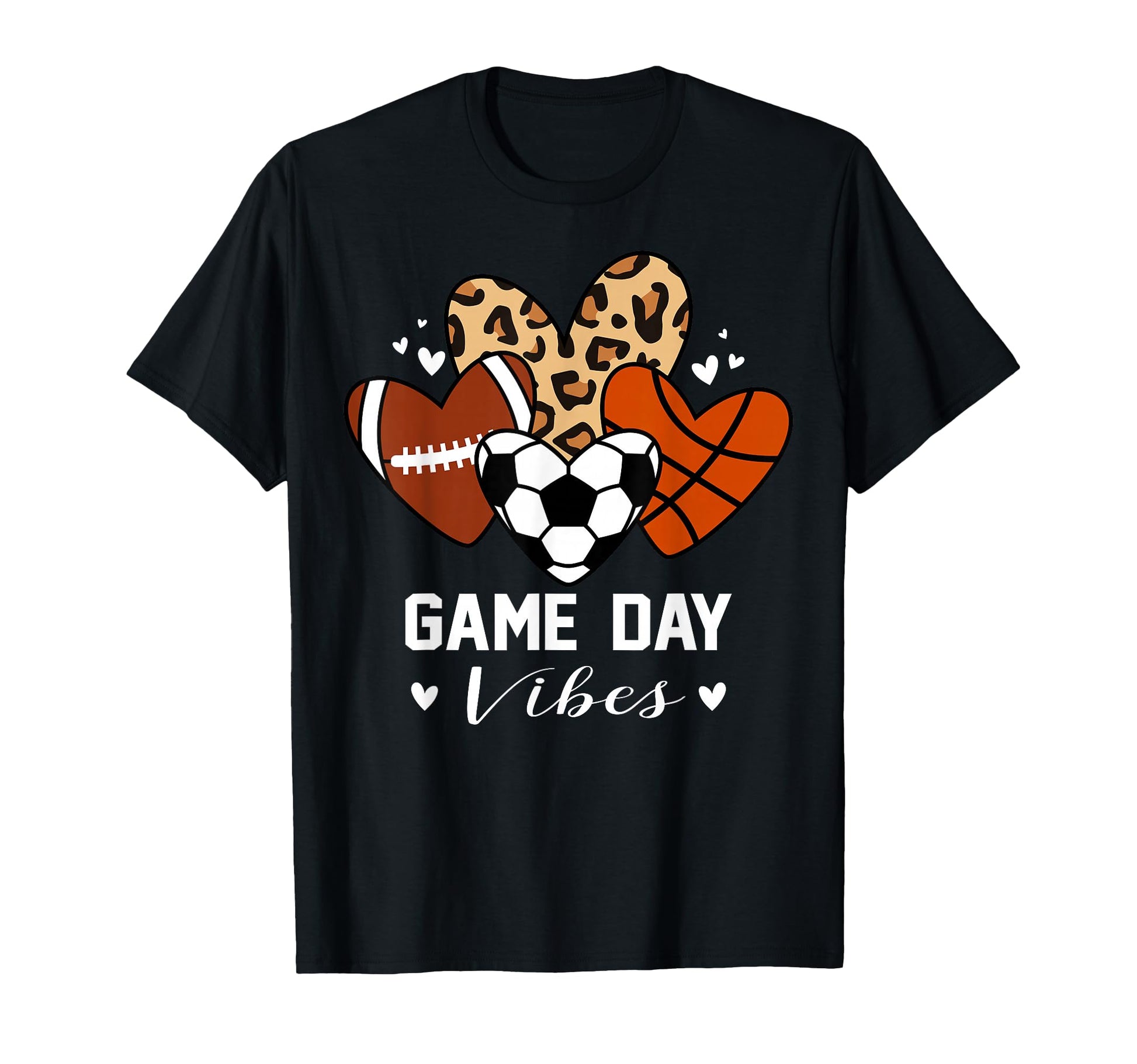 Game Day Vibes Funny Soccer Basketball T-Shirt - Unique Graphic Unisex - T-Shirt, Sweatshirt, Hoodie