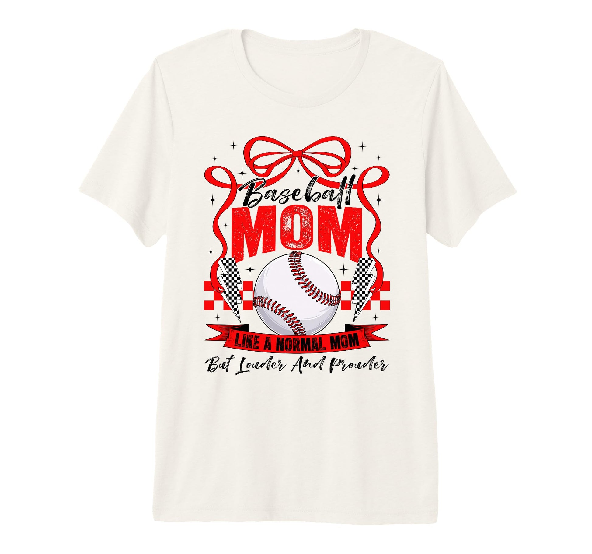 Baseball Mama Mom Baseball Lovers T-Shirt - Casual Everyday Wear Men Women - T-Shirt, Sweatshirt, Hoodie