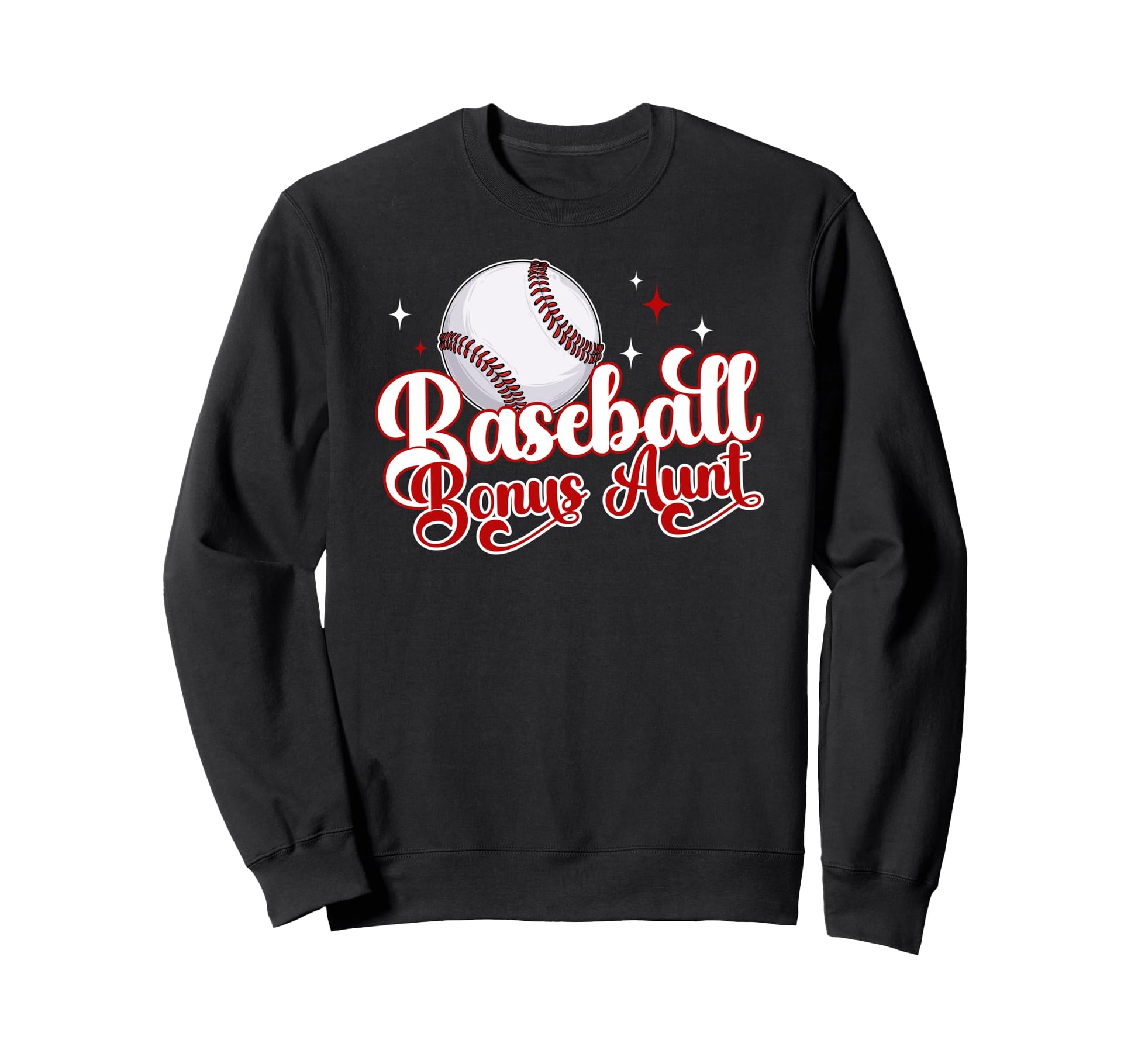 Baseball Bonus Aunt Baseball Sweatshirt - Custom Art Print Men Women - T-Shirt, Sweatshirt, Hoodie