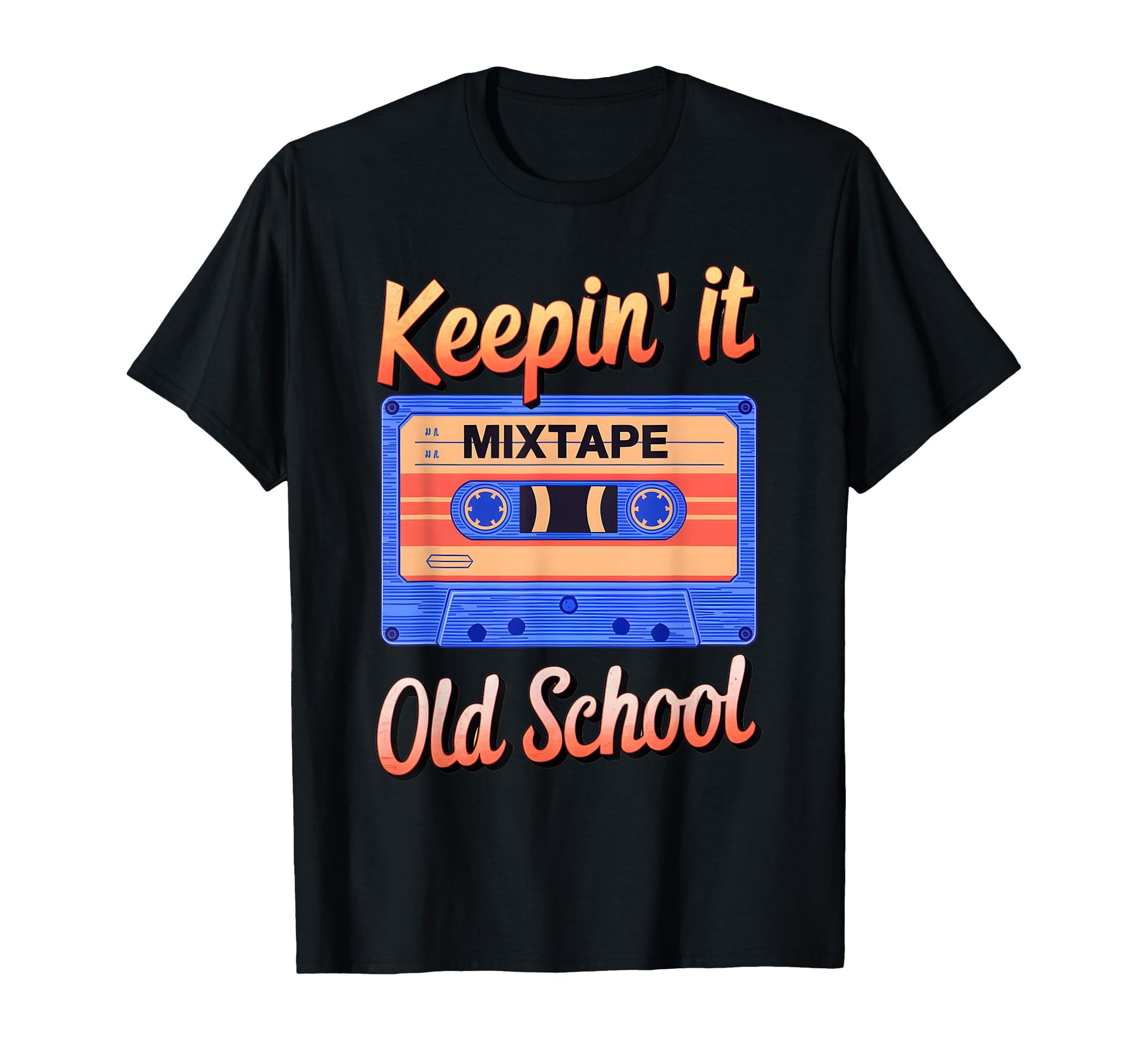 Old School Hip Hop 80S 90S Cassette T-Shirt - Custom Art Print Men Women - T-Shirt, Sweatshirt, Hoodie