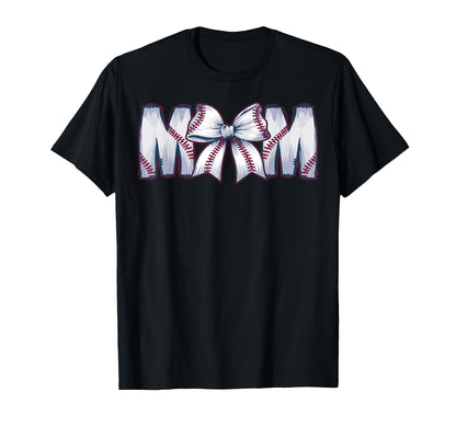 Mama Coquette Bow Game Day Baseball T-Shirt - Streetwear Style Men Women - T-Shirt, Sweatshirt, Hoodie