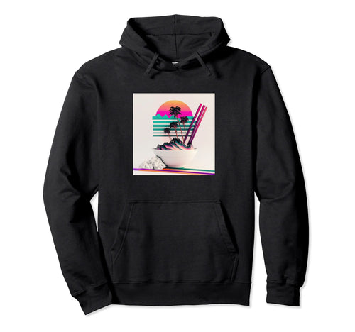 Vaperwave Aesthetic Glitch Retrowave Hoodie - Unique Graphic Unisex - T-Shirt, Sweatshirt, Hoodie