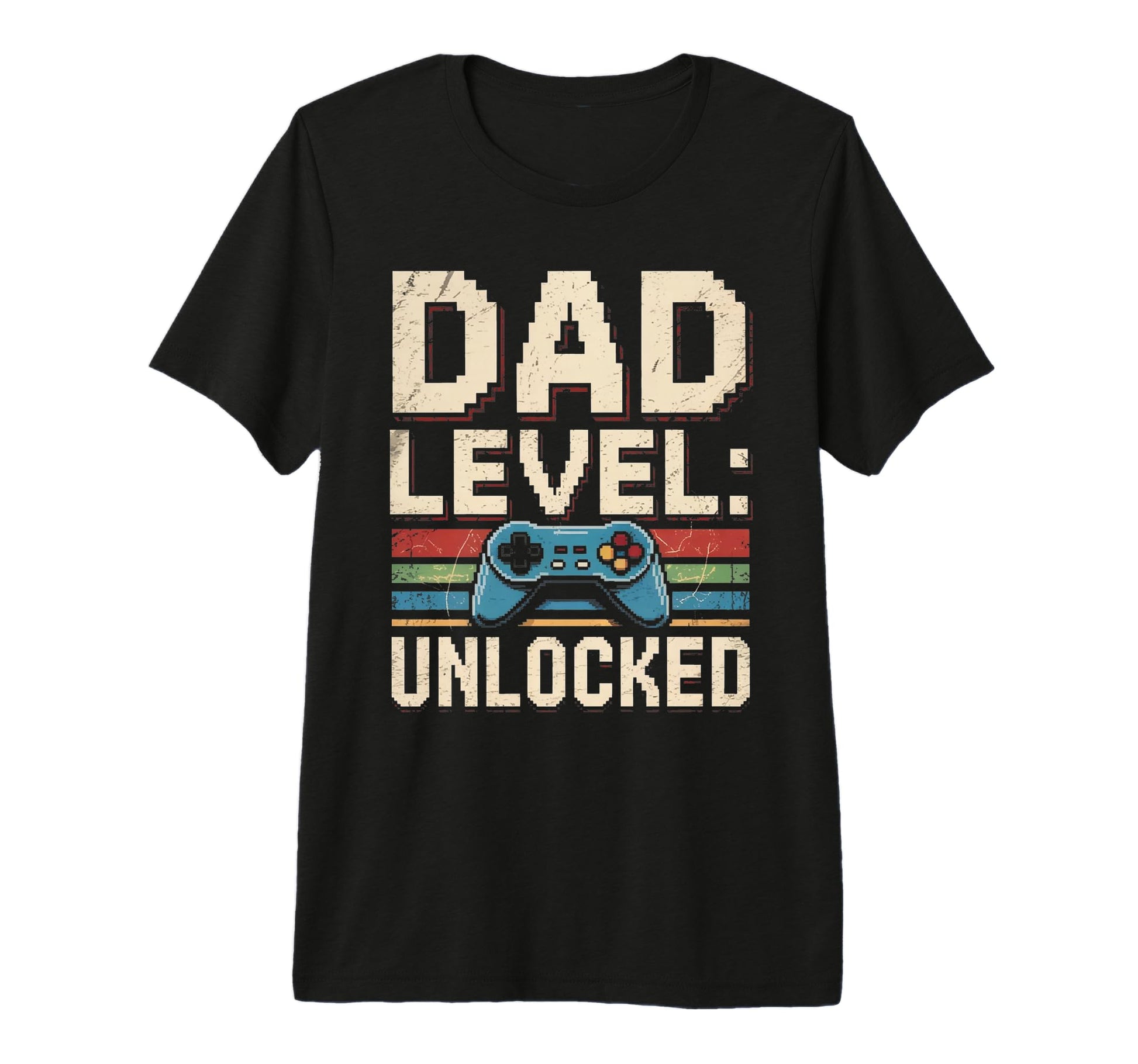 Dad Level Unlocked Gamer Fathers Day T-Shirt - Aesthetic Graphic Men Women - T-Shirt, Sweatshirt, Hoodie