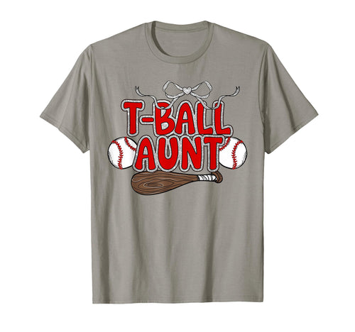 T Ball Aunt Baseball Ballpark Softball T-Shirt - Streetwear Style Unisex - T-Shirt, Sweatshirt, Hoodie