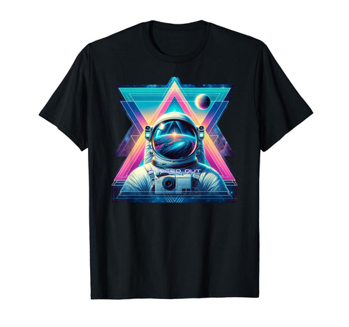 Astronaut Spaced Out Vaporwave T-Shirt - Aesthetic Graphic Men Women - T-Shirt, Sweatshirt, Hoodie