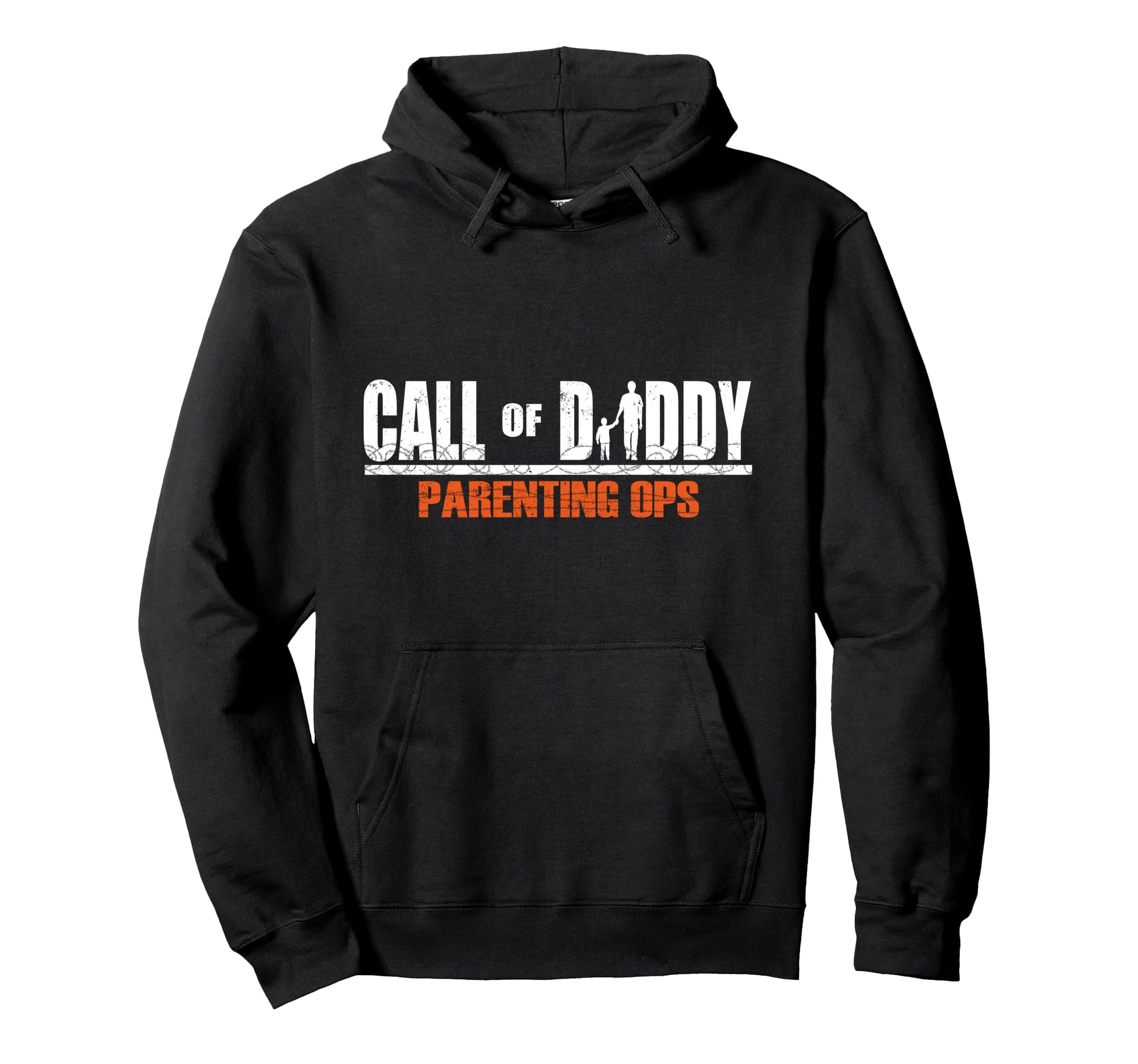 Call Daddy Parenting Ops Fathers Day Hoodie - Minimalist Print for Adults - T-Shirt, Sweatshirt, Hoodie
