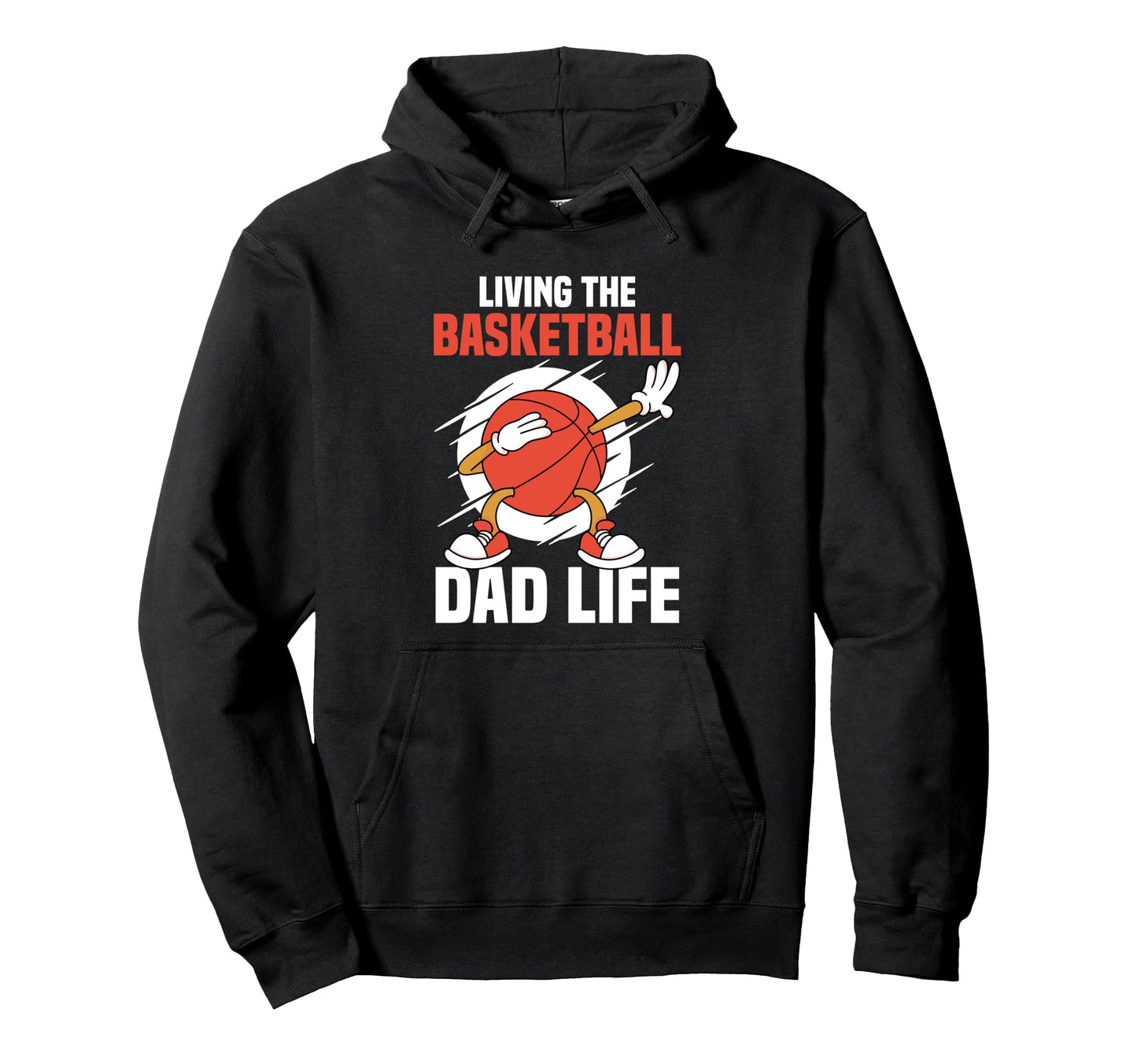 Fathers Day Basketball Dad Game Day Hoodie - Aesthetic Graphic for Adults - T-Shirt, Sweatshirt, Hoodie