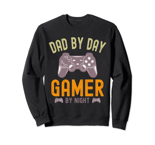 Mens Dad Day Gamer Night Funny Gamer Sweatshirt - Unique Graphic for Adults - T-Shirt, Sweatshirt, Hoodie