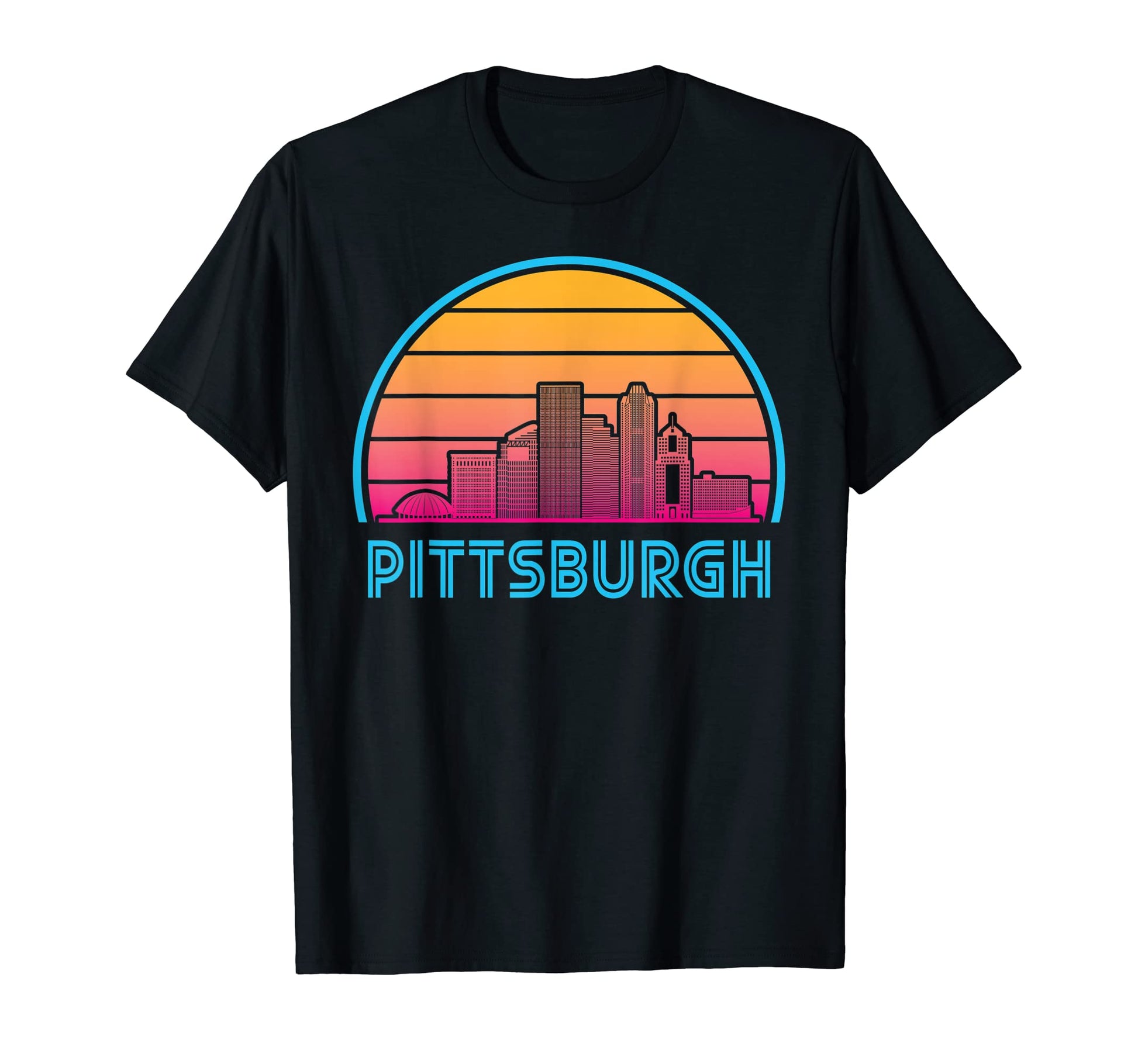 Pittsburgh Pennsylvania Skyline City T-Shirt - Trendy Graphic Men Women - T-Shirt, Sweatshirt, Hoodie