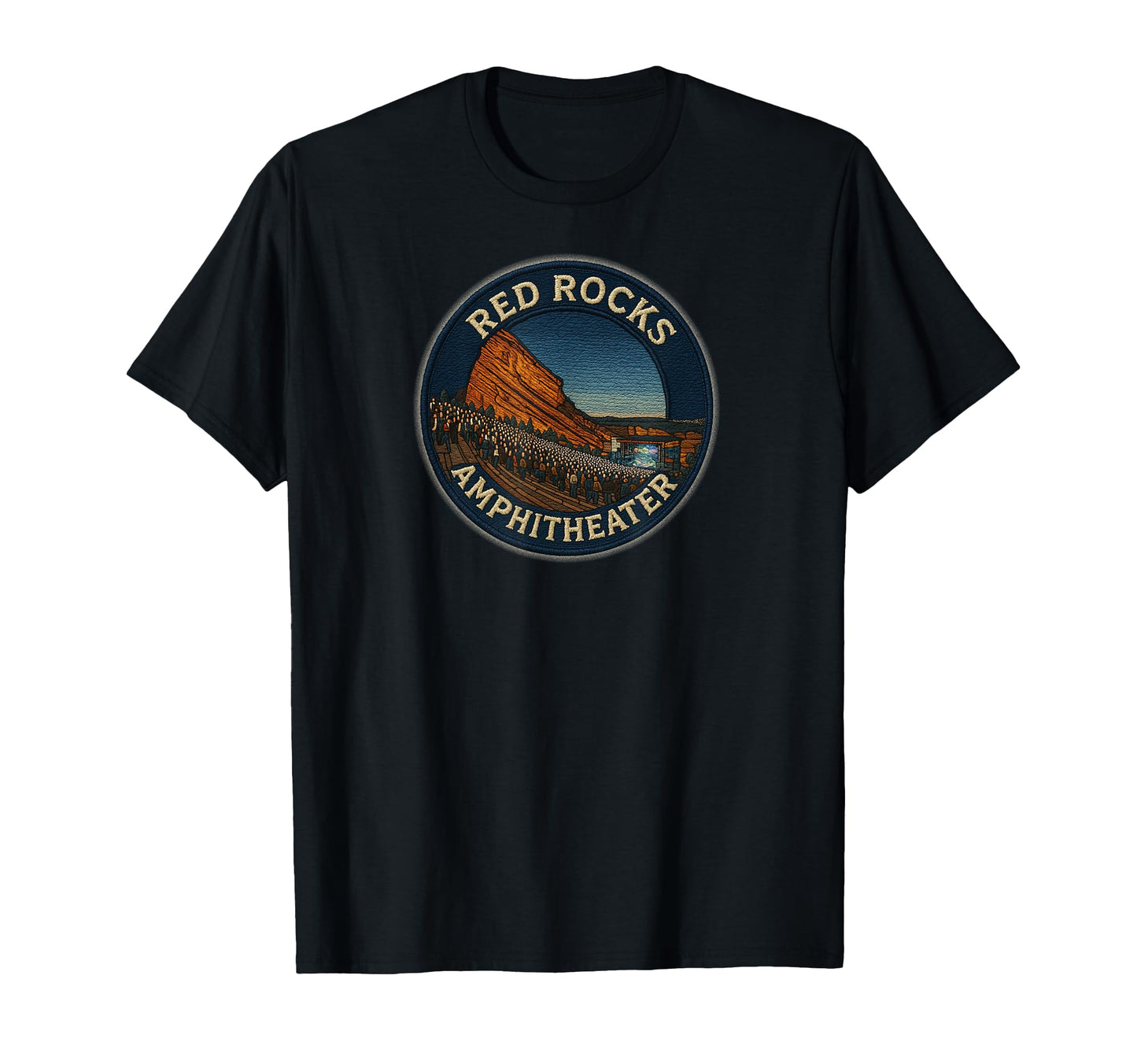 Red Rocks Amphitheater Morrison T-Shirt - Trendy Graphic Men Women - T-Shirt, Sweatshirt, Hoodie
