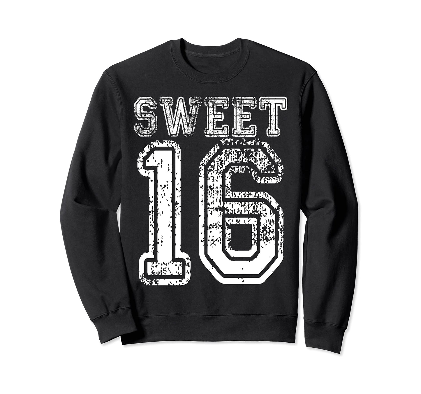16Th Birthday Gift Sweet Sixteen 16 Sweatshirt - Minimalist Print Unisex - T-Shirt, Sweatshirt, Hoodie