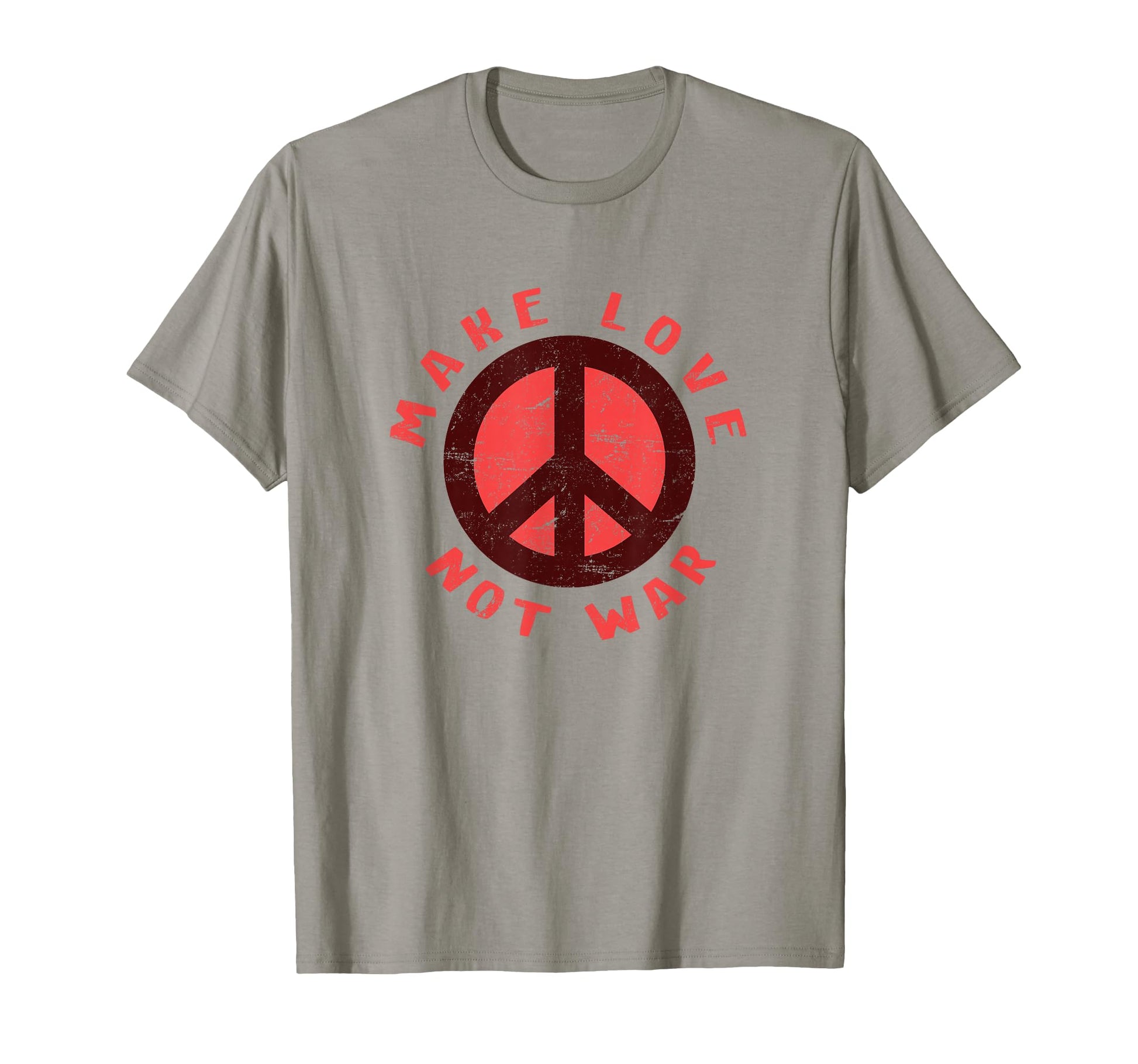 Hippie Peace Symbol Funny Sign T-Shirt - Graphic Print Unisex - T-Shirt, Sweatshirt, Hoodie