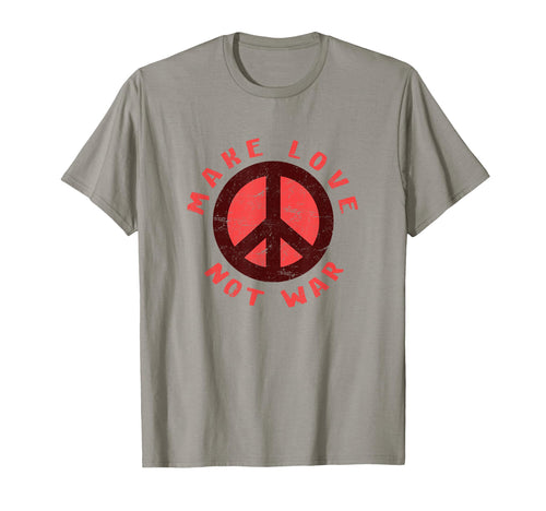 Hippie Peace Symbol Funny Sign T-Shirt - Graphic Print Unisex - T-Shirt, Sweatshirt, Hoodie