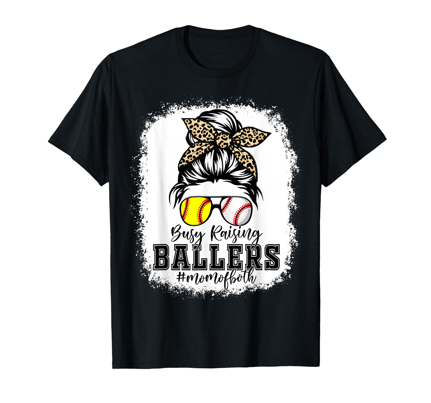 Leopard Busy Raising Ballers T-Shirt - Custom Art Print for Adults - T-Shirt, Sweatshirt, Hoodie