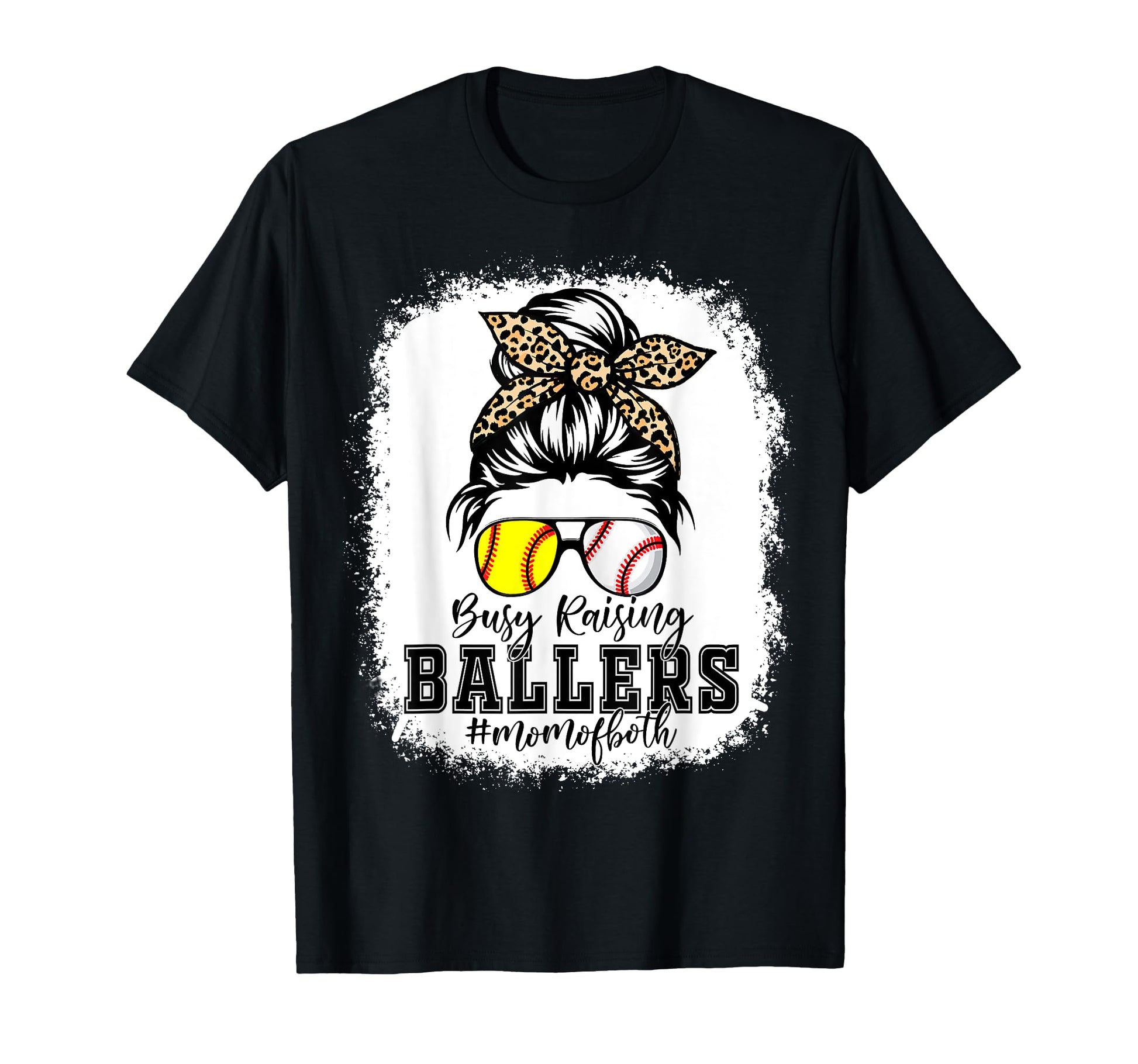 Leopard Busy Raising Ballers T-Shirt - Custom Art Print for Adults - T-Shirt, Sweatshirt, Hoodie