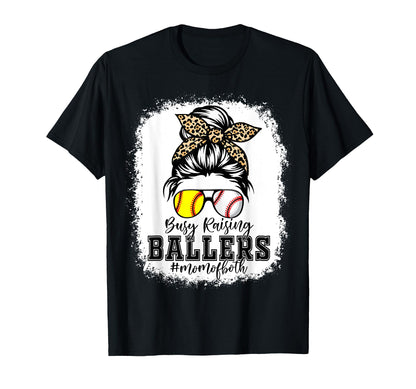 Leopard Busy Raising Ballers T-Shirt - Custom Art Print for Adults - T-Shirt, Sweatshirt, Hoodie