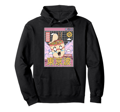 Instant Ramen Noodles Japanese Kawaii Hoodie - Minimalist Print for Adults - T-Shirt, Sweatshirt, Hoodie