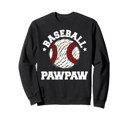 Baseball Pawpaw Distressed Funny Sweatshirt - Trendy Graphic Men Women - T-Shirt, Sweatshirt, Hoodie