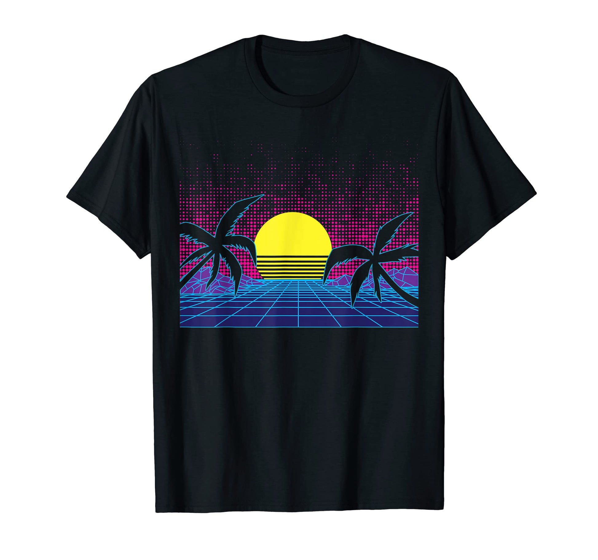 Vaporwave Sunset Aesthetic Synthwave T-Shirt - Streetwear Style Unisex - T-Shirt, Sweatshirt, Hoodie