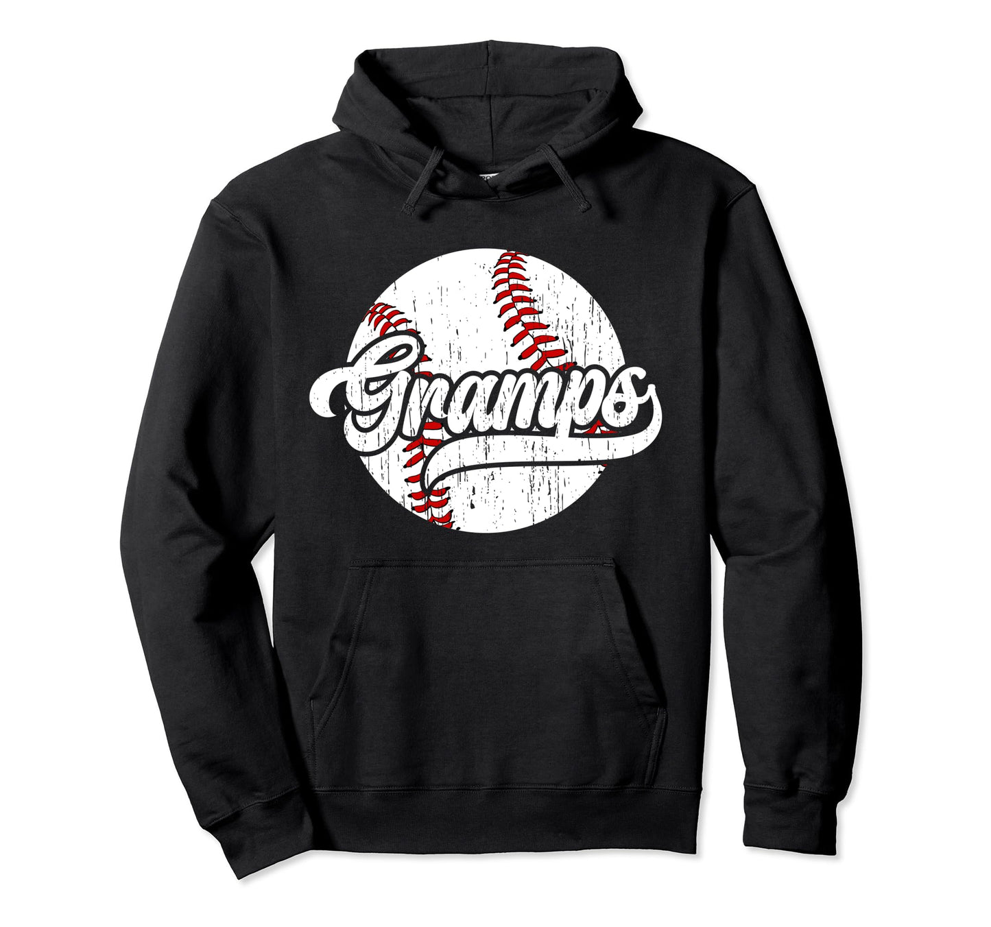 Gramps Proud Baseball Gramps Hoodie - Fun Novelty Design for Adults - T-Shirt, Sweatshirt, Hoodie