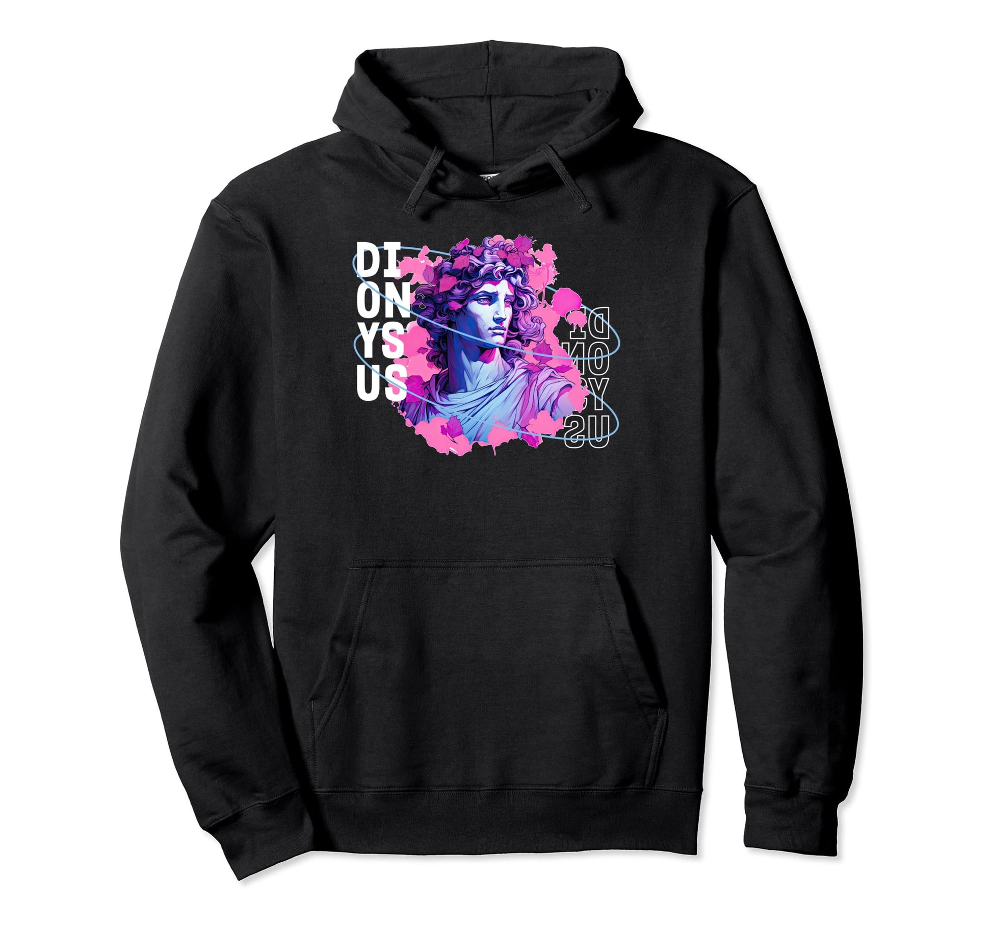 Dionysus Greek Vaporwave Streetwear Ancient Hoodie - Trendy Graphic Unisex - T-Shirt, Sweatshirt, Hoodie