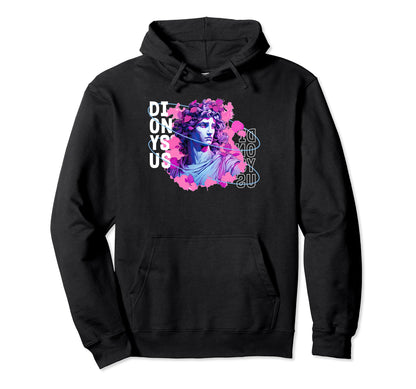 Dionysus Greek Vaporwave Streetwear Ancient Hoodie - Trendy Graphic Unisex - T-Shirt, Sweatshirt, Hoodie