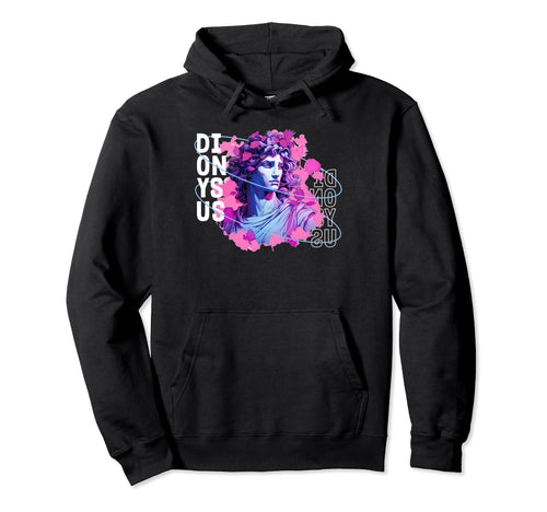 Dionysus Greek Vaporwave Streetwear Ancient Hoodie - Trendy Graphic Unisex - T-Shirt, Sweatshirt, Hoodie