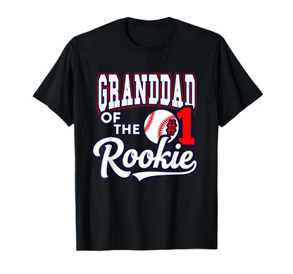Grandpa Granddad Number 1 Rookie T-Shirt - Aesthetic Graphic for Adults - T-Shirt, Sweatshirt, Hoodie
