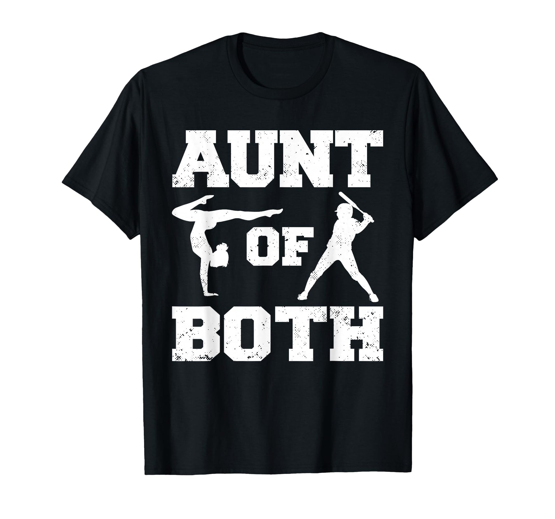 Aunt Both Gymnastics And Baseball T-Shirt - Casual Everyday Wear Men Women - T-Shirt, Sweatshirt, Hoodie