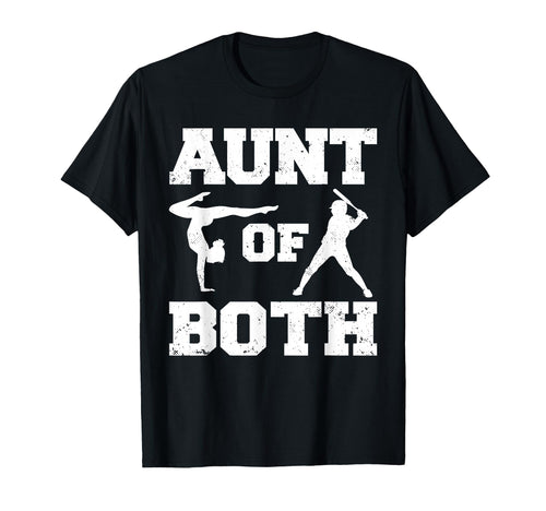 Aunt Both Gymnastics And Baseball T-Shirt - Casual Everyday Wear Men Women - T-Shirt, Sweatshirt, Hoodie