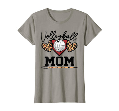 Volleyball Mom Womens Volleyball Game T-Shirt - Novelty Apparel for Adults - T-Shirt, Sweatshirt, Hoodie