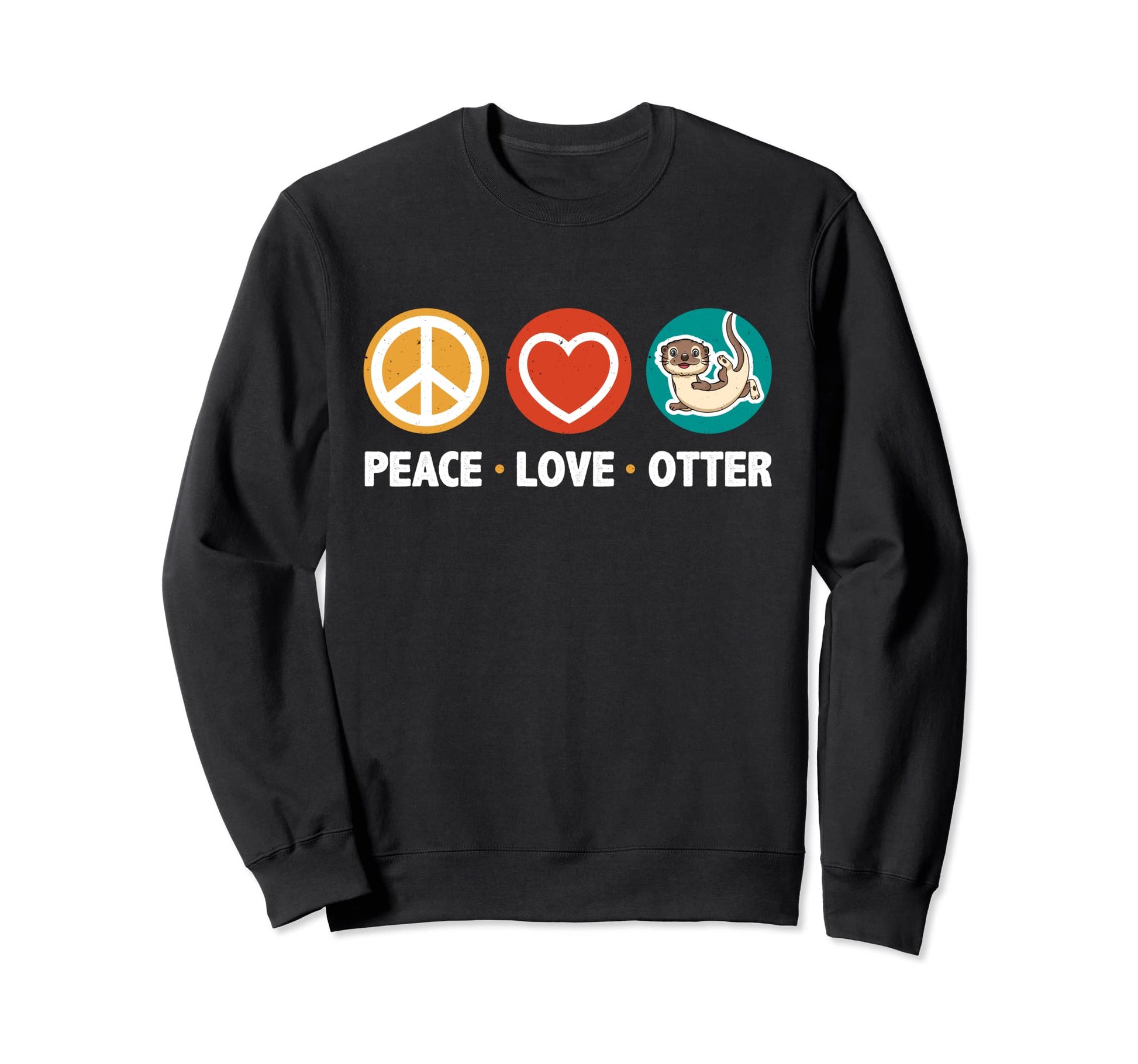 Funny River And Sea Otter Lover Sweatshirt - Minimalist Print Unisex - T-Shirt, Sweatshirt, Hoodie
