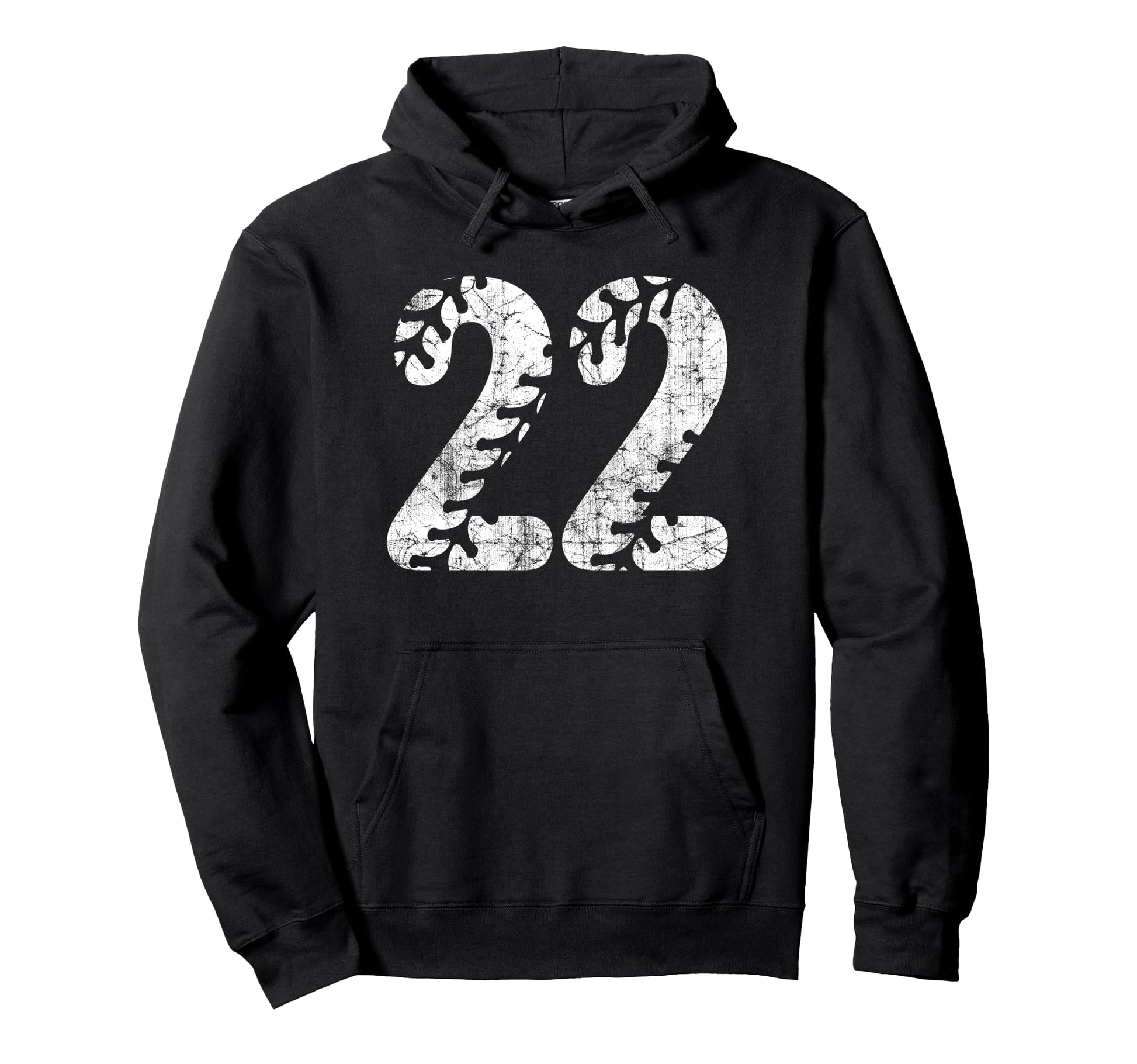 Baseball Softball Mom 22 Number Hoodie - Casual Everyday Wear for Adults - T-Shirt, Sweatshirt, Hoodie