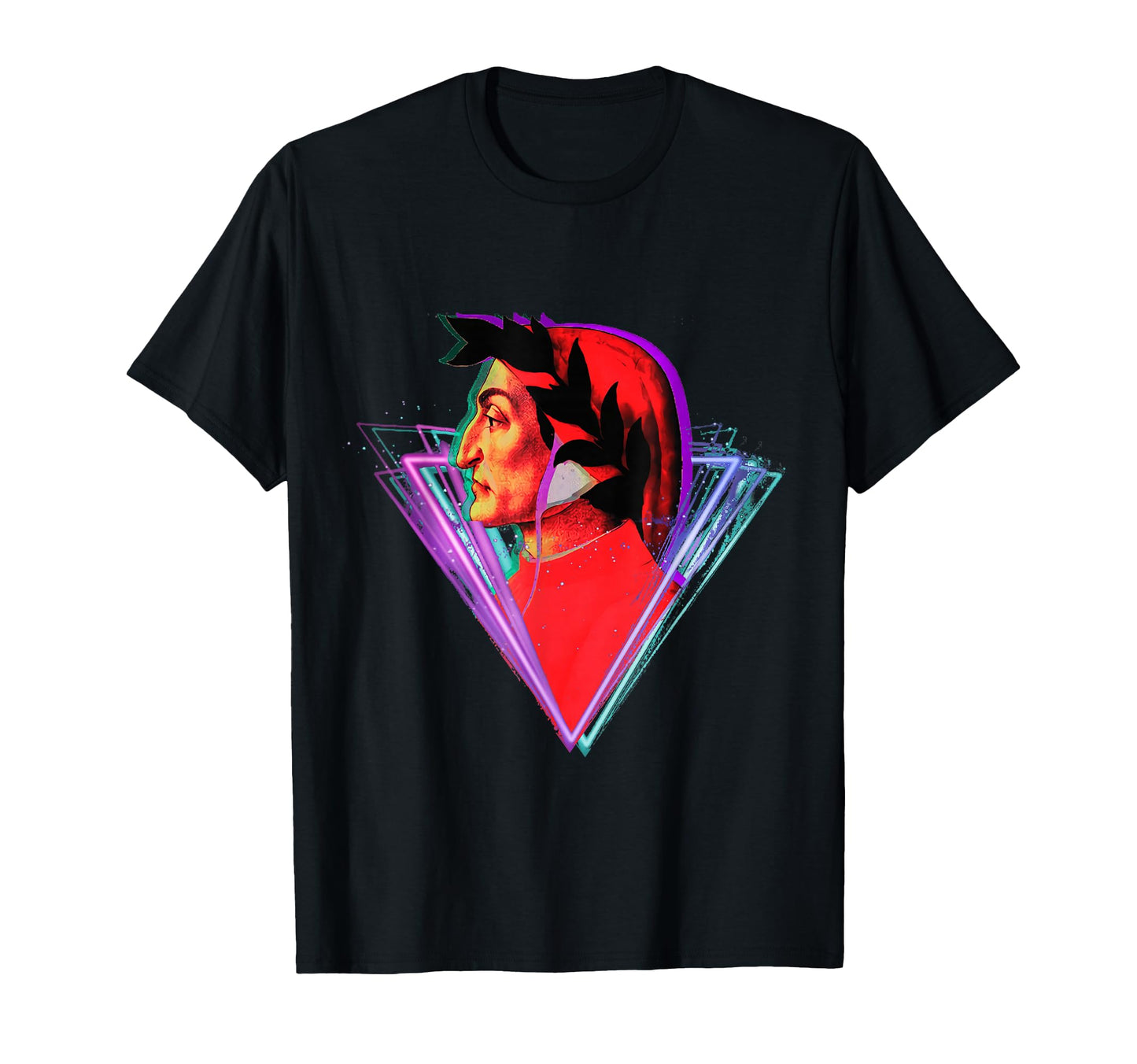 Dante Alighieri Vaporwave Aesthetic T-Shirt - Trendy Graphic Men Women - T-Shirt, Sweatshirt, Hoodie