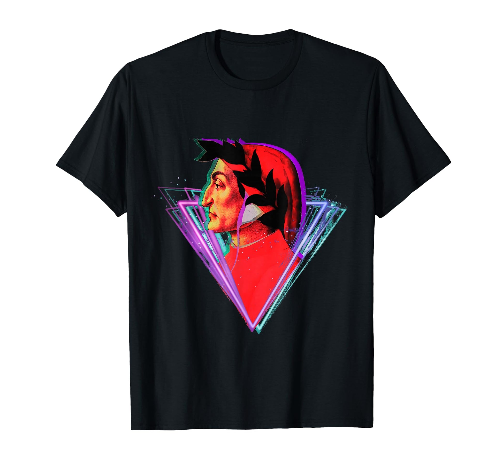 Dante Alighieri Vaporwave Aesthetic T-Shirt - Trendy Graphic Men Women - T-Shirt, Sweatshirt, Hoodie