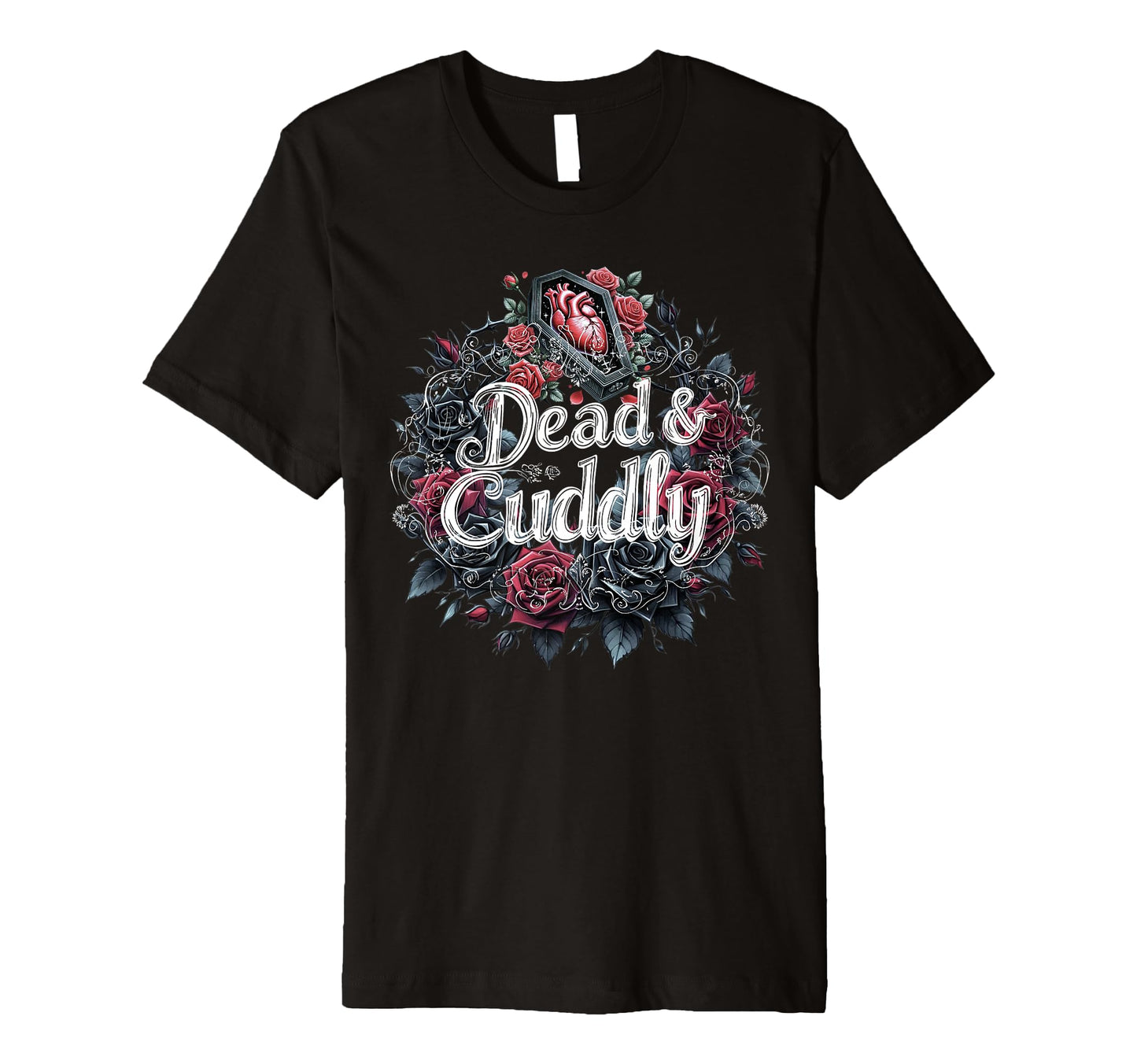 Mens Dead And Cuddly Gothic Alt T-Shirt - Fun Novelty Design for Adults - T-Shirt, Sweatshirt, Hoodie