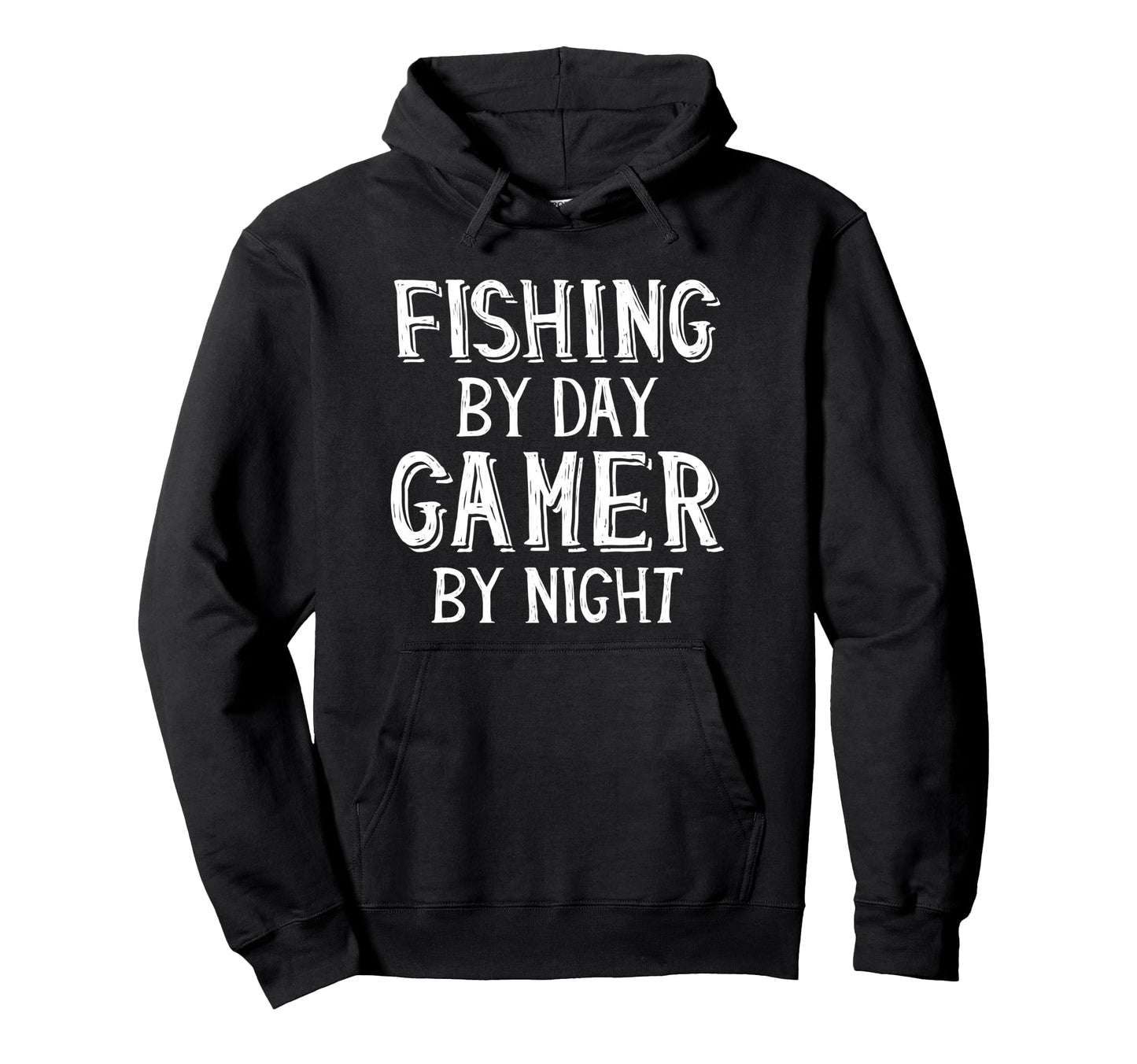 Fishing Day Gamer Night Gift Gaming Hoodie - Fun Novelty Design for Adults - T-Shirt, Sweatshirt, Hoodie