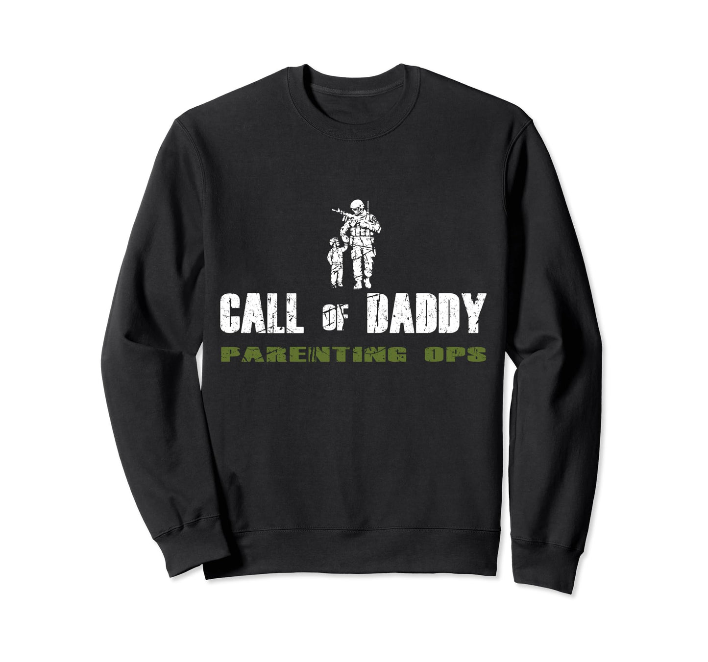 Gamer Dad Call Daddy Parenting Sweatshirt - Minimalist Print for Adults - T-Shirt, Sweatshirt, Hoodie
