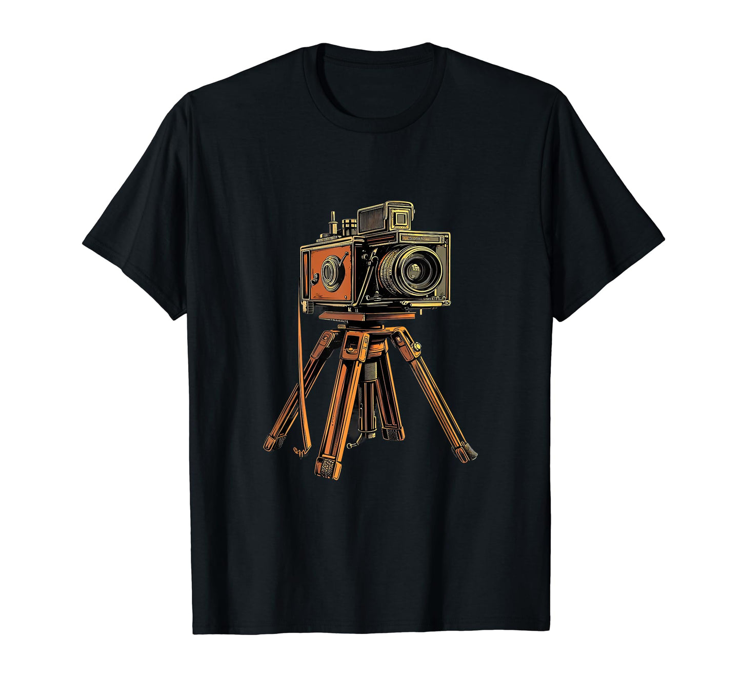 Photography Camera Tripod Photographer T-Shirt - Novelty Apparel for Adults - T-Shirt, Sweatshirt, Hoodie