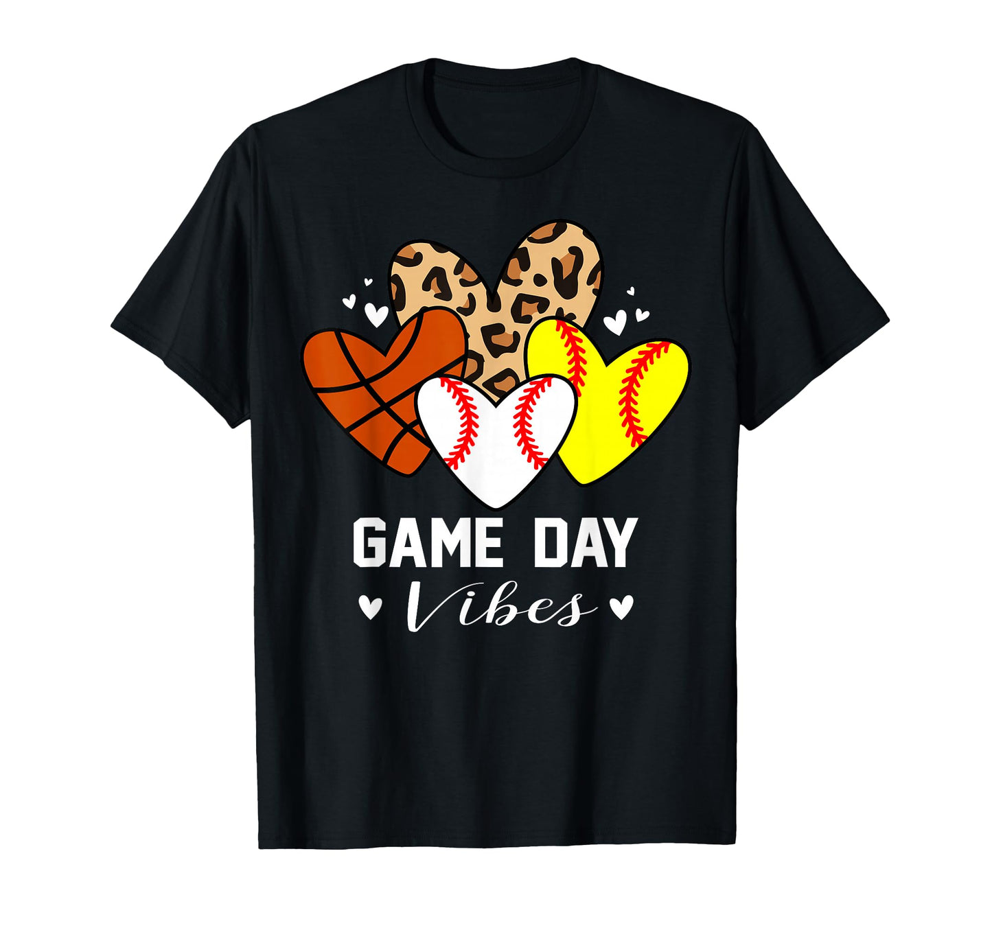 Game Day Vibes Funny Baseball T-Shirt - Fun Novelty Design Men Women - T-Shirt, Sweatshirt, Hoodie